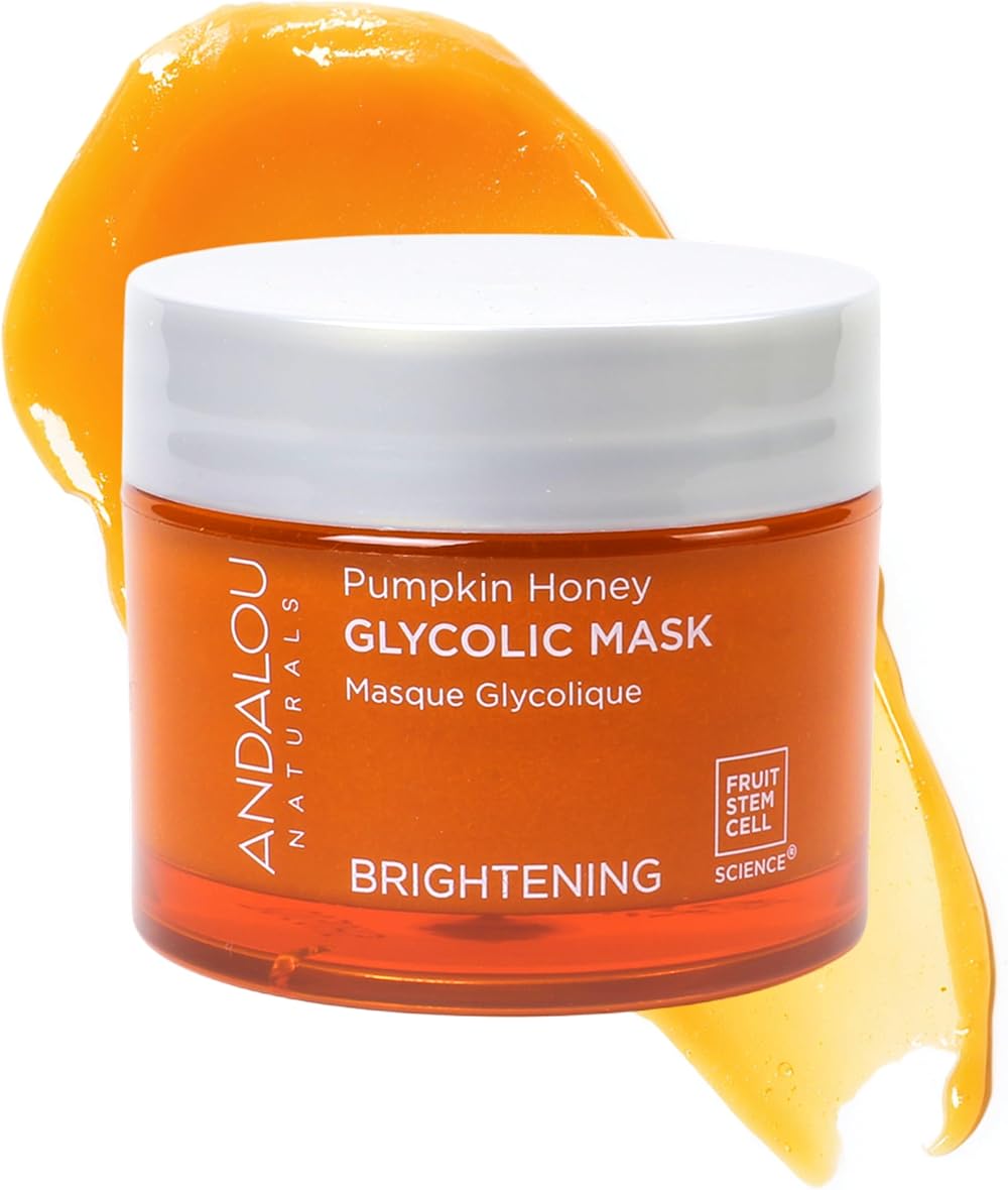 Andalou Naturals Pumpkin Honey Glycolic Mask 50ml Brightening Face Peel