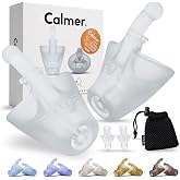 Flare Audio Calmer Extra | Noise Reducing Ear Plugs Alternative | Softens Harsh Sound, -10dB Noise Reduction, Clear Conversations, Translucent, Standard Size, Soft Silicone, Resin Filter