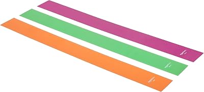 Amazon Basics TPE Resistance Band 3 Piece Set 1500mm Multicolor