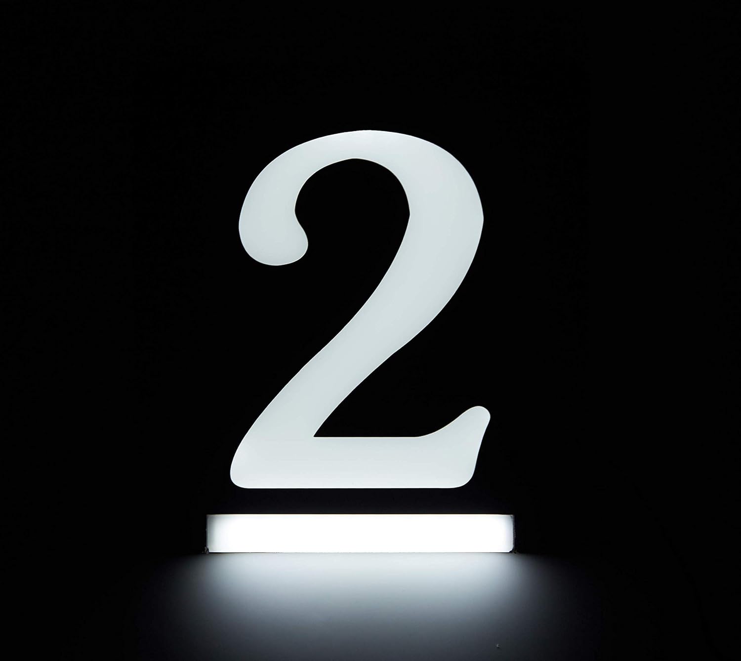 HOMIDEA Backlit Led House Numbers. Light Up House Numbers. Personalized