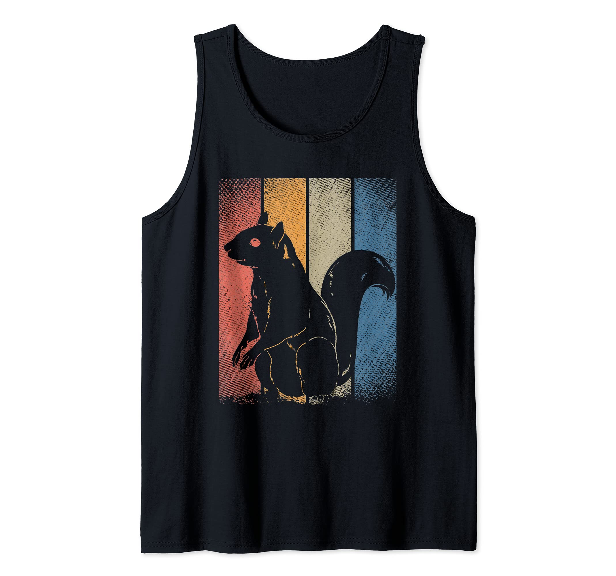 Retro Wildlife Forest Animal Squirrel Whisperer Squirrel Tank Top