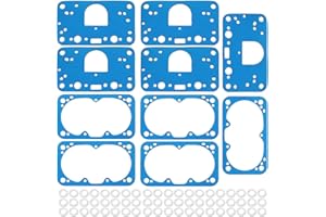 8-2000QFT Carburetor Gasket Rebuild Kit, Fuel Bowl Gasket Service Kit for Holley 8-2000 M2300 4150, 4160 G59 Carb Gasket Kit 