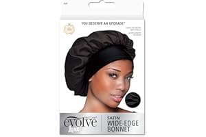 Evolve Evolve Satin Wide Edge Bonnet Black