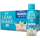 GNC Total Lean Shake 25, Vanilla Bean, Zero Added Sugar, 12 Servings | High-Protein Meal Replacement Shake with Essential Vitamins and Minerals, Supports Weight Management and a Healthy Metabolism