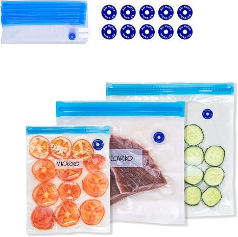 reusable vacuum seal freezer bags