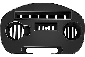 Hanperal Zero Gravity Chair Tray, Multifunctional recliners Cup Holder Tray, Zero Gravity Lounge Chair Cup Holder, Utility Clip on Side Recliner Table/Tray for ipadmini/Air/Pro, Cellphone, Cup-Black