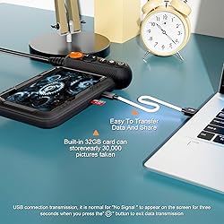 Endoscope Camera with Light, 5-inch Dual Lens 1920P