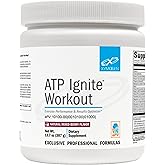 XYMOGEN ATP Ignite Workout Powder - Supports Performance, Recovery, Energy + Electrolyte Replacement with Aminos, Vitamins, Electrolytes + 95mg Caffeine - Mixed Berry Preworkout Drink Mix (13.7 oz)