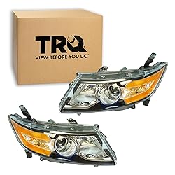 TRQ 2 Piece Headlight Assembly Set Driver