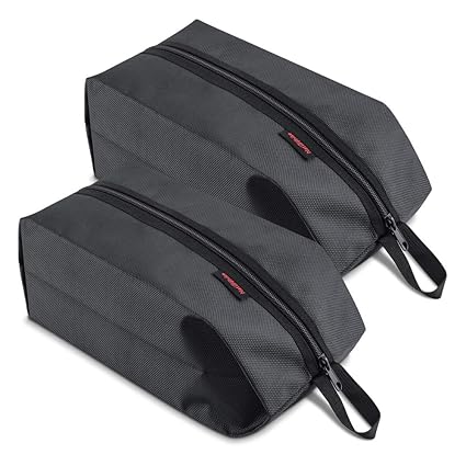 Schuhtaschen, Komake 2 Stück Schuhtasche für Reise, Wasserfeste Schuhbeutel für Sport, Koffer, Gepäck, Schuhsack Reise mit Re