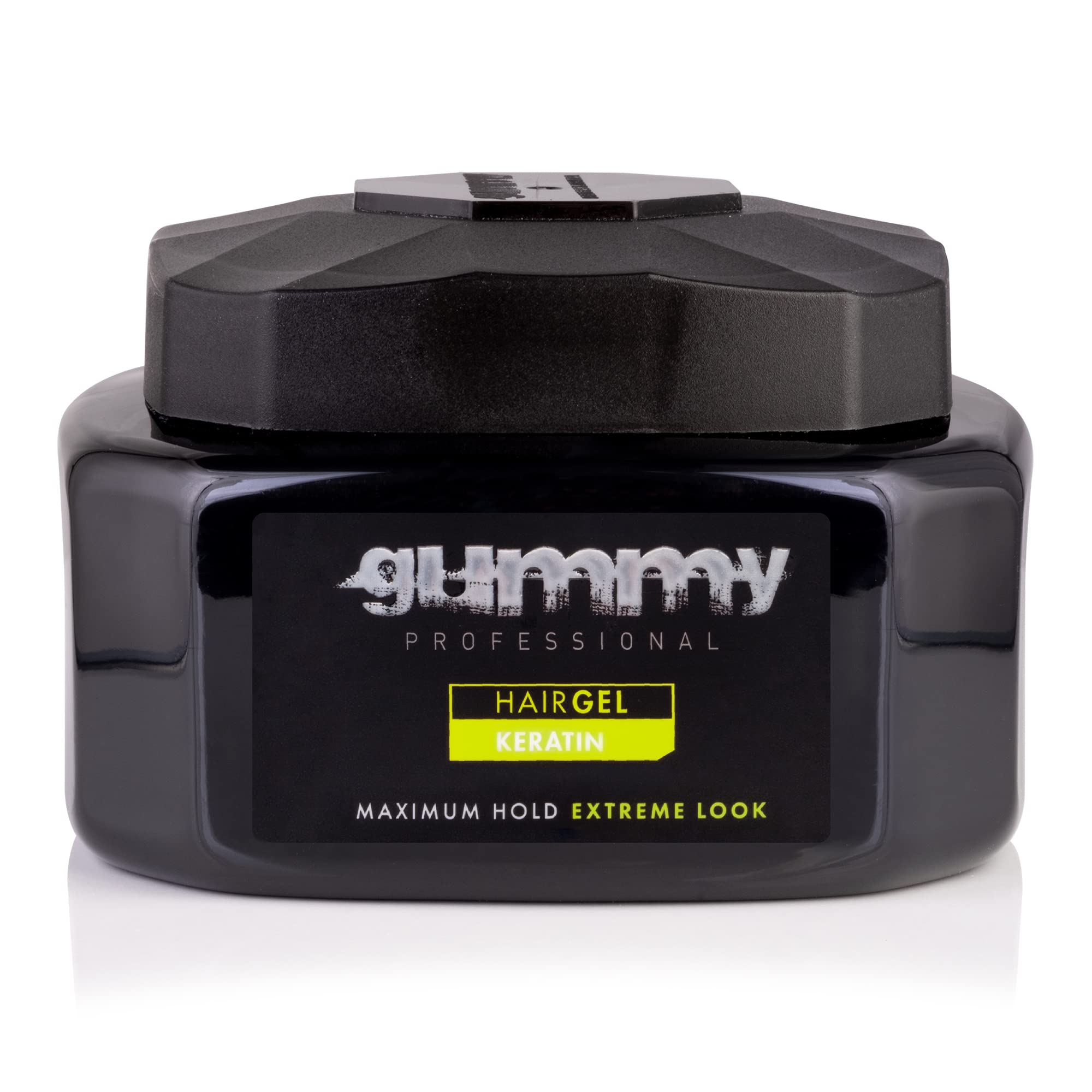 Gummy Keratin Maximum Hold Hair Styling Gel, Extreme Look, Alcohol Free, 500ml, 16.9 fl.oz — image 1