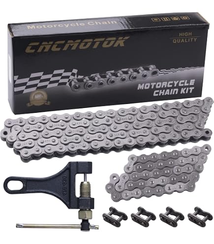 Realtree Rtk196 Go Kart Replacement Parts Drive Chain & Jackshaft Chain Replacement For ...
