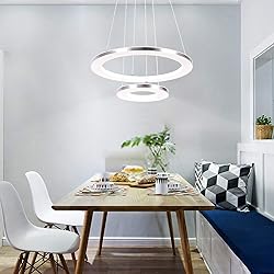 CHYING Modern LED Pendant Light with Acrylic Shade