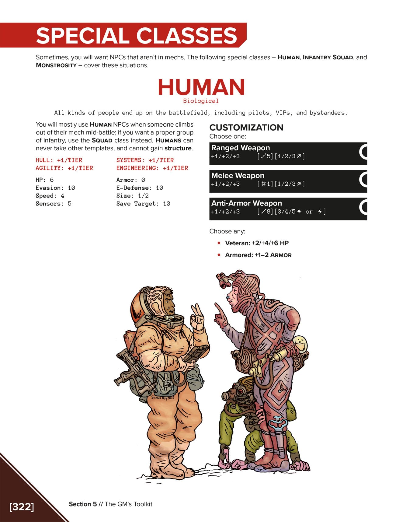 Lancer TTRPG Core Rulebook Lancer TTRPG Core Rulebook Hardcover