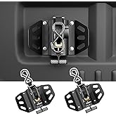 Maxzina Retractable Ratchet Straps Compatible with 2015-2025 2026 Ford F150 Retracting Straps 2PCS Auto Retract Securing Strap Tie Down System for 2025 F150 Accessories