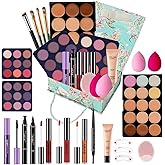 Makeup Kit for Teens Set For Women Makeup Kits Valentine's Day Makeup Sets Gift For Teens Girls Gift Travel Makeup Set Eyeshadow Palette Foundation Concealer Lipgloss