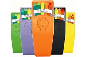 Gurtice EMF Meter Ghost Hunting Magnetic Field Detector Spirit Box Paranormal Equipment Tester 50Hz-20,000Hz Orange