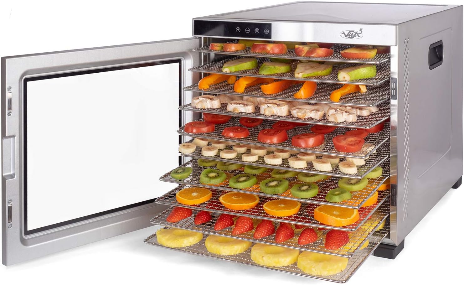 Magnifique Déshydrateur alimentaire avec 6 plateaux 250 W Blanc - Electroménager