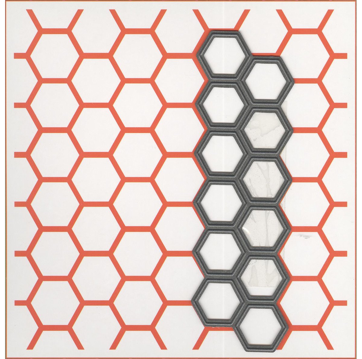 Ecstasy Crafts Marianne Design 5 Embossing Folder and Die-Chicken Wire, x 4.375-inch, Paper, 1.25 by 4.38-Inch