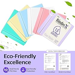Sooez BinderX Extra Durable 1.5 Inch 3-Ring