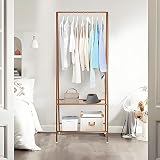 Youyijia Clothes Rail 60x151cm Heavy Duty Metal Garment Rack Coffee view 6