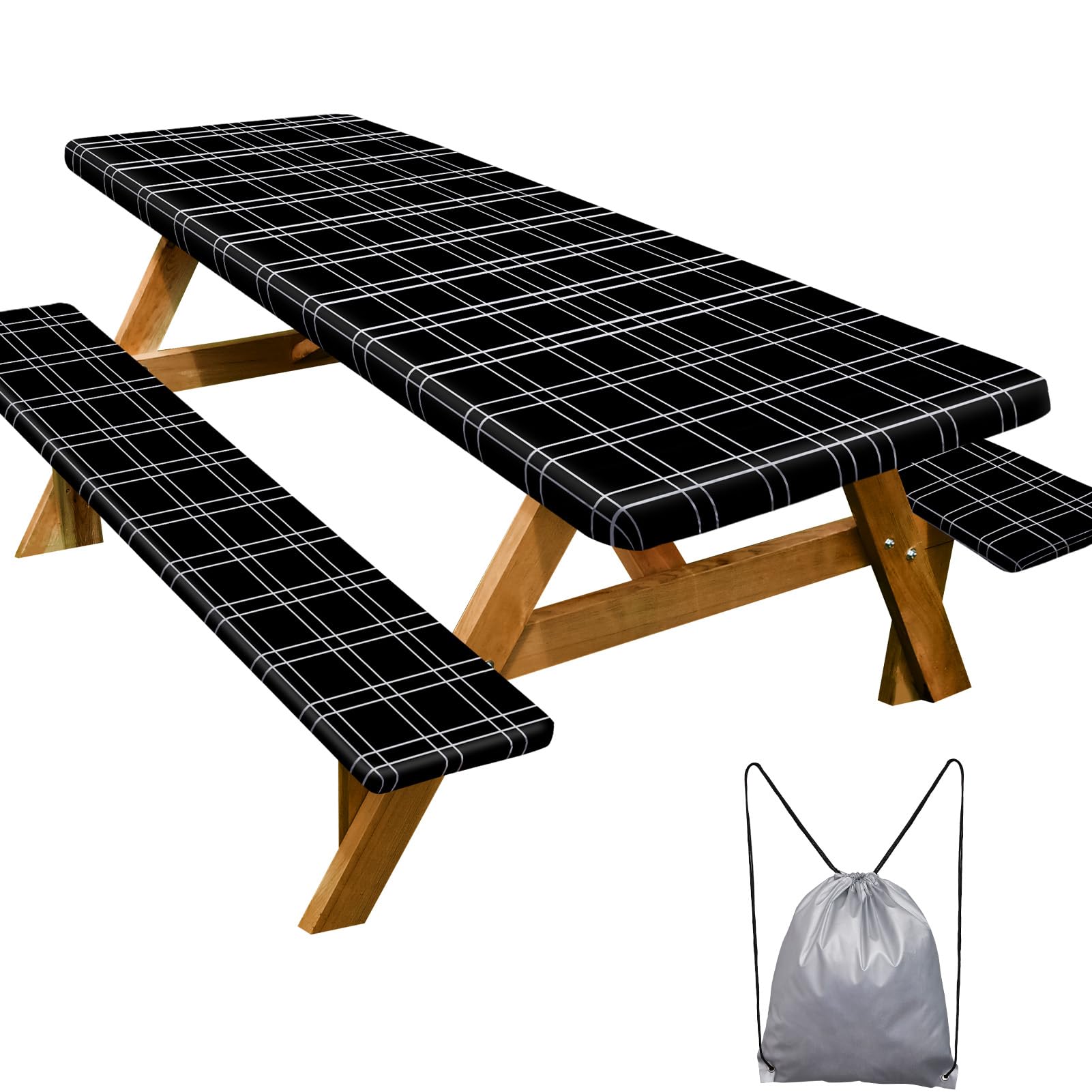 Picnic Table Cover with Bench Covers Camping