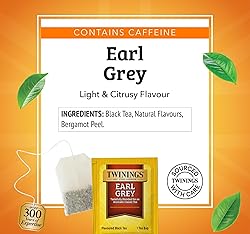 Twinings Earl Grey Black Tea Individually Wrapped