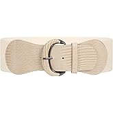 JASGOOD Women Stretchy Wide Waist Belt for Dress Ladies Vintage Elastic Belt