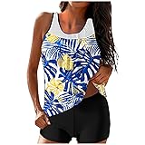 Tankini Swimsuits for Women Tummy Control Blouson