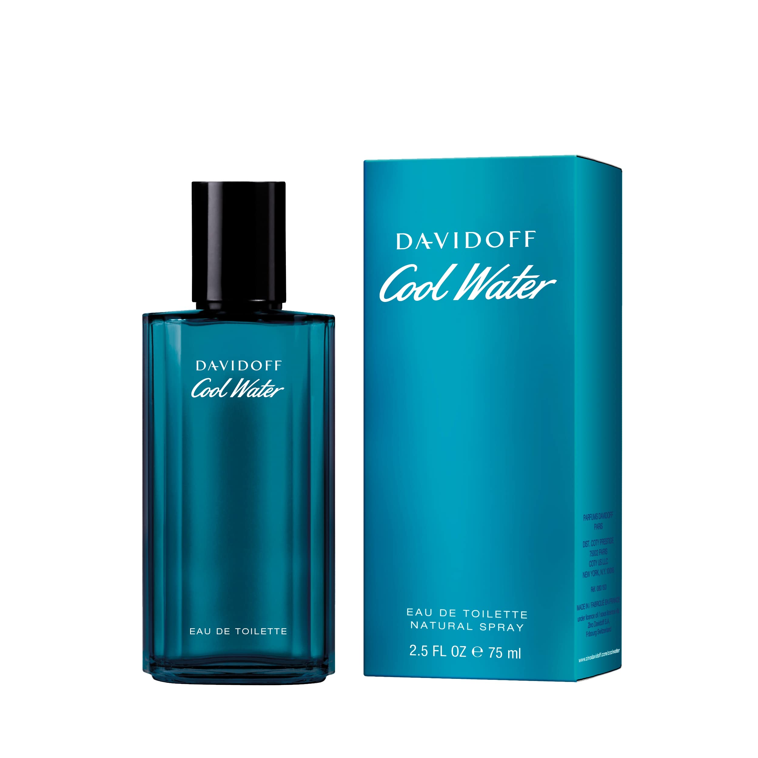 Davidoff Cool Water Eau de Toilette – Aromatic Men's Cologne – With Notes of Coriander, Mint, Lavender & Amber – Long Lasting Fragrance