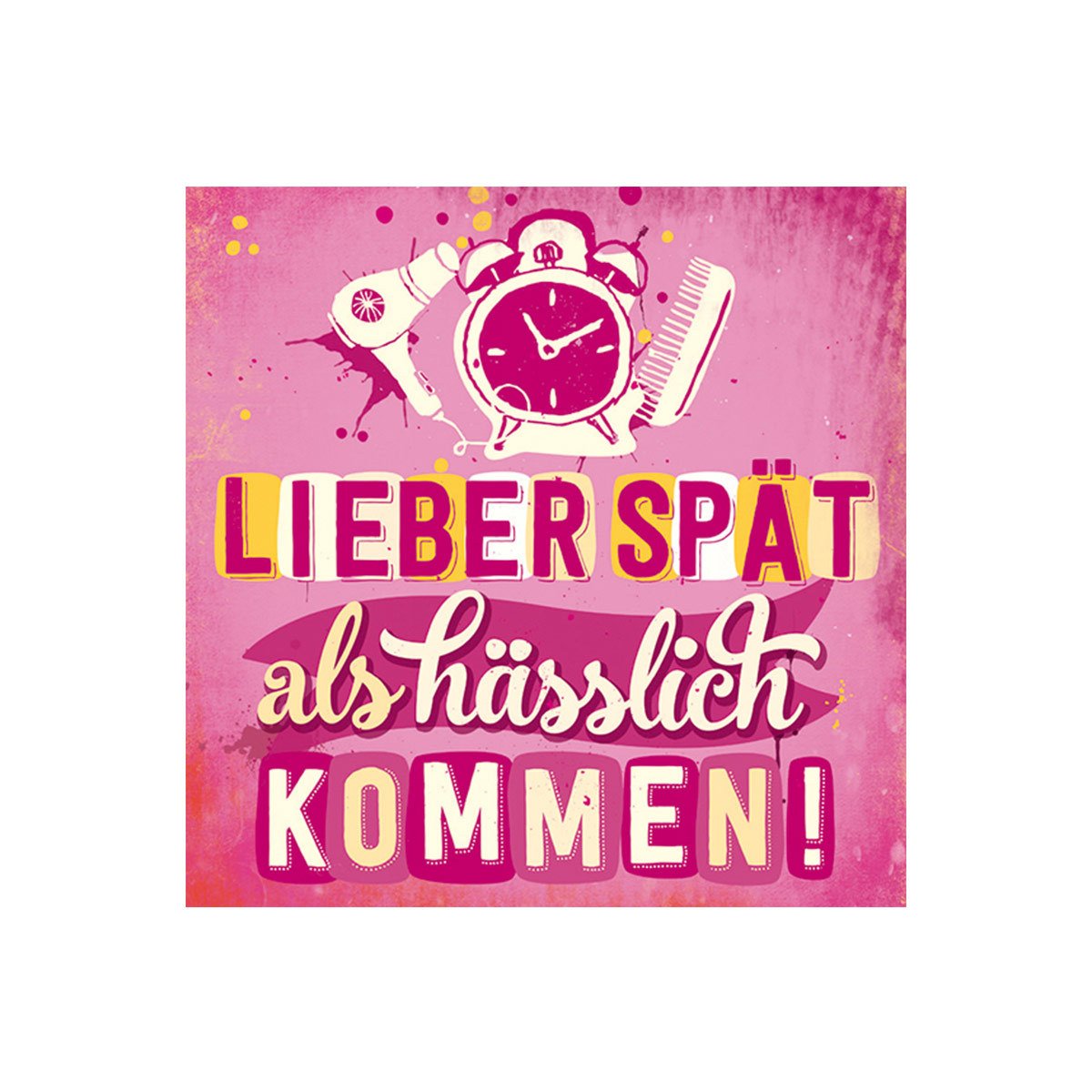 Sticky Jam Fridge Magnet to late than Ugly to us