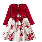 HNXDYY Toddler Girl Sleeveless Dress and Cardigan Set