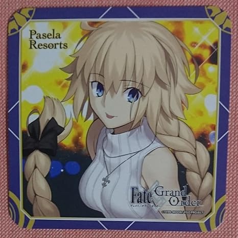 Amazon Fgo秋葉原祭り17 パセラ 限定 Fategrand Order 武内崇 描き下ろし コースター ジャンヌダルク ルーラー Fgo Heaven S Feel Apocrypha アニメ 萌えグッズ 通販