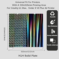 Wefuit 3D Double-Sided Printing h1h Build Plate