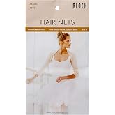 Bloch Dance Hair Nets - 3 Pack Accessory, Caramel, one
