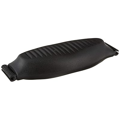 OfficeLogixShop - Lumbar Pad Support for Herman Miller Aeron Chair - Size B (Medium - Two dots on Back Lip) - Graphite Color