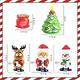 POPOYU 5pk Wind Up Racing Toys Shake Head Walking Spring Jumping Christmas Gift view 2
