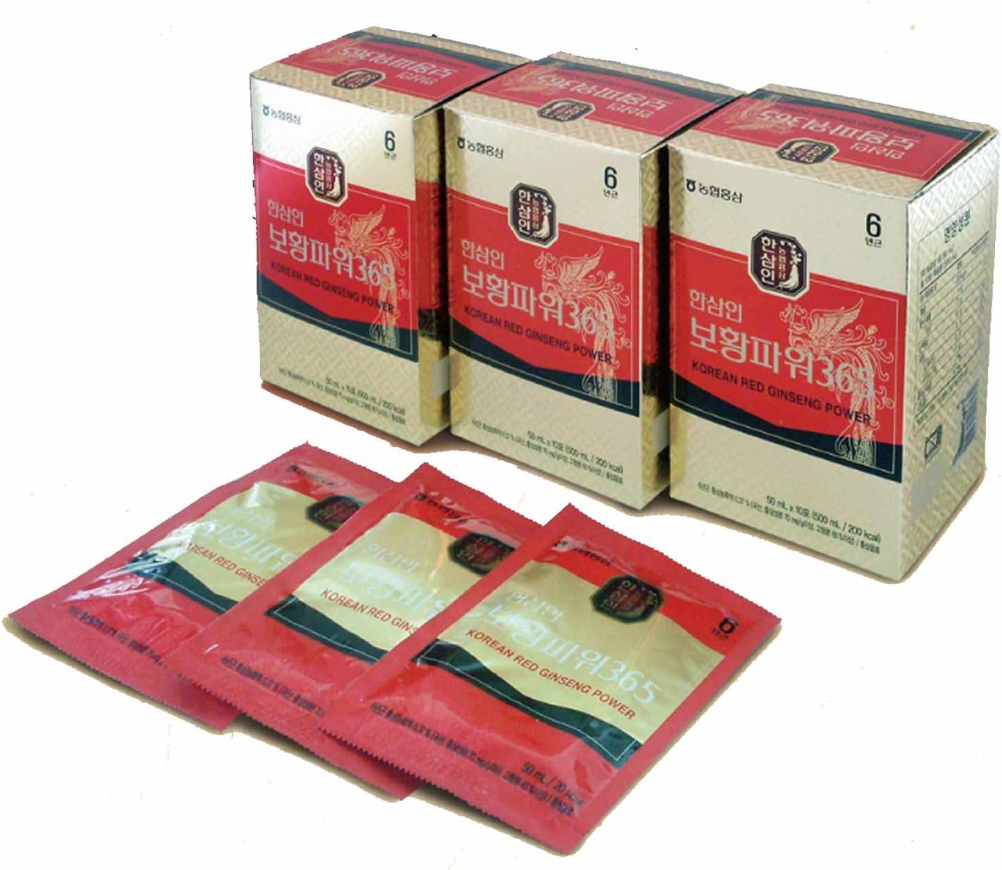 NH Hansamin Korean Red Ginseng Bohwang Power 365 50ml x 30 Packs