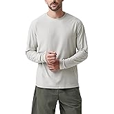 ODODOS Men's Long Sleeve Performance T-Shirt - odSTRATUM Tech Tee, Ultra Soft Moisture Wicking UPF 50+ Fitness Top