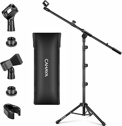CAHAYA Tripod Boom Microphone Stand with Bag CY0329 64-218 cm Adjustable