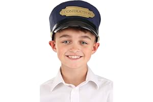 elope Train Conductor Costume Hat for Adults and Kids
