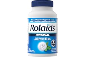 Rolaids Extra Strength Antacid, Mint Flavoured, Fast Heartburn Relief, 96 Count