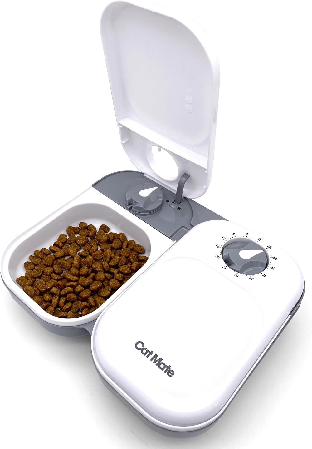 Cat Mate C200 Automatic 2 Meal Timer Pet Feeder 400 g White 401