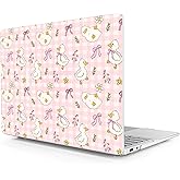 Lepeoac Clear Case for 2025 Microsoft Surface Laptop 13 Inch - Windows 11 Copilot+ PC - Touchscreen Display Cover (Fits Model 2095,NOT Fitting Other Surface Laptop), Duck & Bow