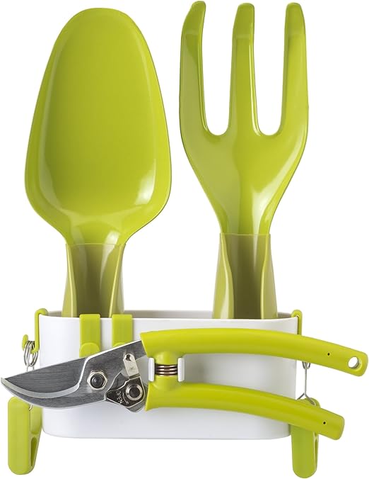 Vigar Set Herramientas Jardín Verde y Blanco 4x3x20 cm: Amazon.es ...