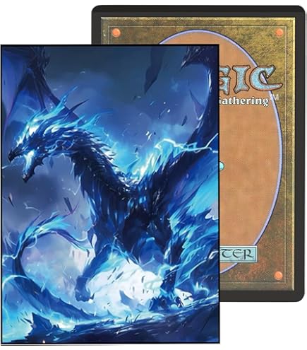 rainbow dragon card sleeves Amazon.com: MTG Sleeves 50 MTG Standard Card Sleeves Deck Protector