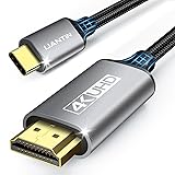 UANTIN USB C to HDMI Cable 6Ft | 4K High-Speed USB