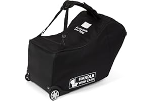 J.L. Childress Padded Infant Car Seat Bag - Travel Bag for Airplane, Fits Most Baby & Infant Car Seats, Compatible with UPPAb