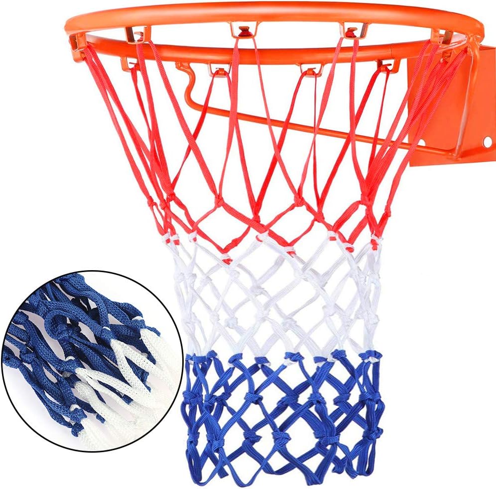 Daricowathx Heavy Duty Basketball Net 12 Loop All Weather Fits Standard Rim