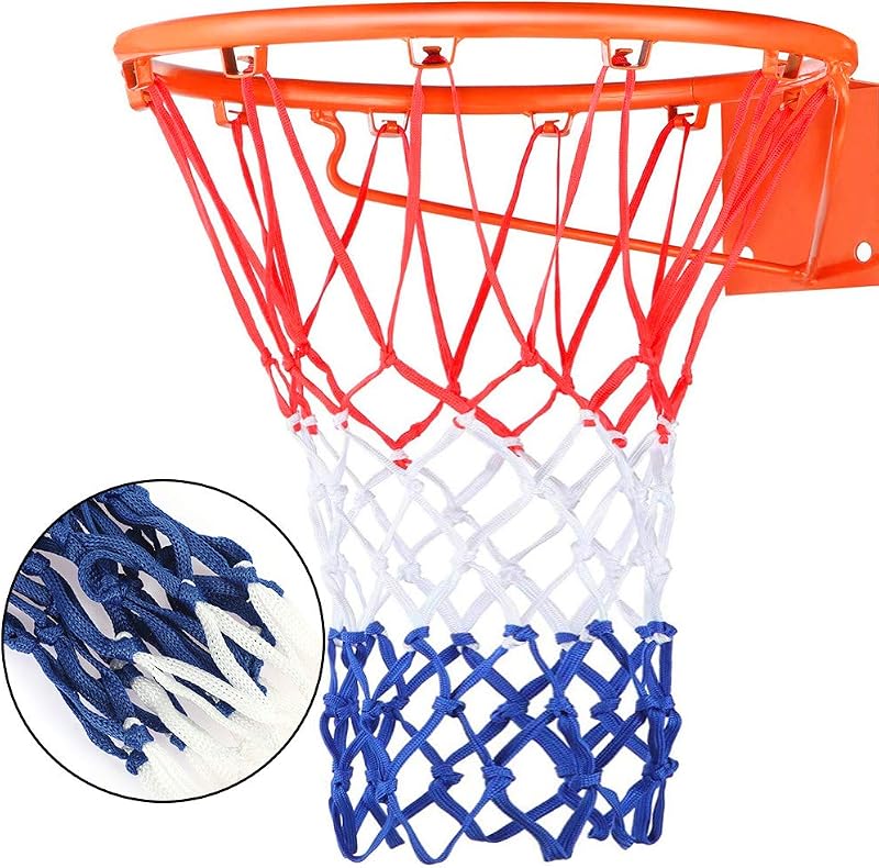 Daricowathx Heavy Duty Basketball Net 12 Loop All Weather Fits Standard Rim
